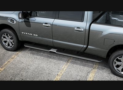 Nissan 999T6-W3621 Running Boards RH KC with o Lights - Chrome (Titan King Cab 6.5 Bed)