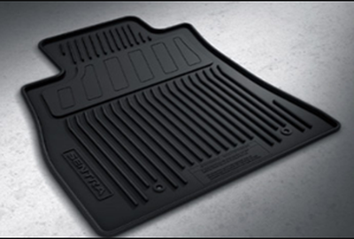 Nissan All-Season Floor Mats (Rubber / 4-piece / Black) 999E1-L2000