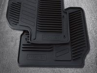 Nissan Frontier All-Season Floor Mats - High Wall Liner PRO-4X logo (Rubber  / 4-piece / - T99E4-9BU1A - Genuine Nissan Accessory