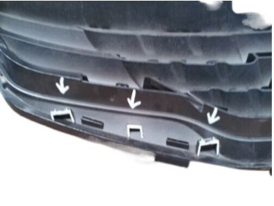 Nissan 62070-ZX00A MOULDING Front Bumper