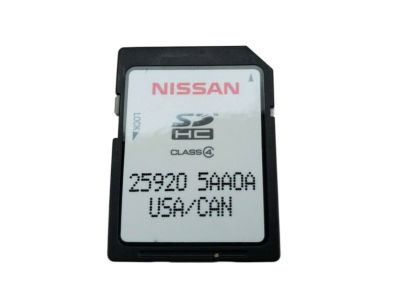 Nissan 25920-5AA0A Sd Card: Map