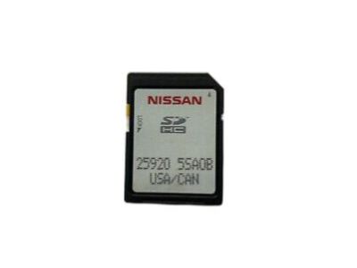 Nissan 25920-4HB1F Sd Card: Map