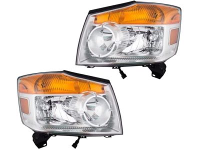 Nissan 26010-9GA0B Passenger Side Headlight Assembly