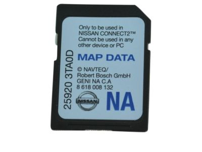 Nissan 25920-ZW00E Sd Card: Map