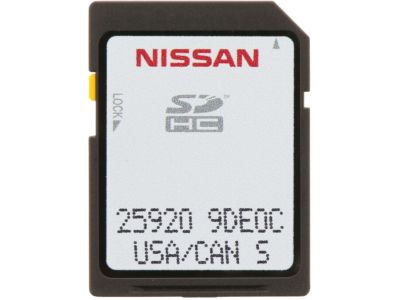 Nissan 25920-9DE0C Sd Card: Map