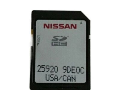 Nissan 25920-9DE0C Sd Card: Map