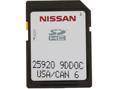Nissan 25920-9DD0C Sd Card: Map