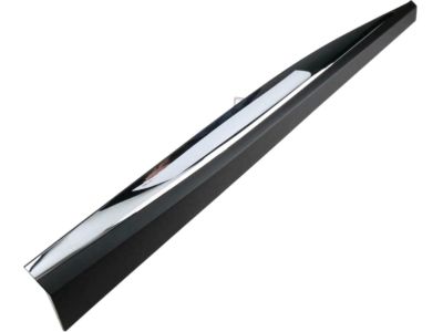 Left Rear Door Lower Molding Trim For Nissan Murano 2015-2022 – Driver Side, Black/Chrome