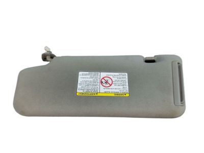 Genuine Nissan OEM Front Gray Sunvisor Clip For Murano & Rogue 2005-2013 - 96409-ED000