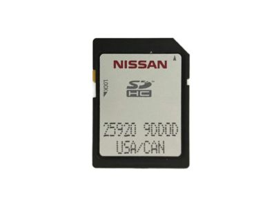 Nissan 25920-9DD0D Sd Card: Map