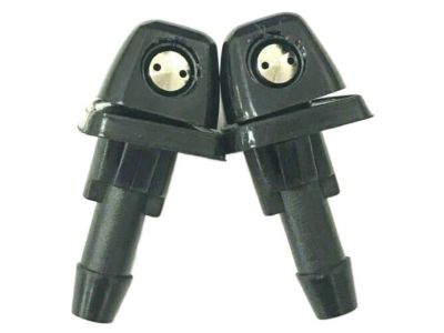 thumbnail image 2 of Windshield Washer Nozzle For Nissan - Front Windshield Spray Jet, Black 2 of 14