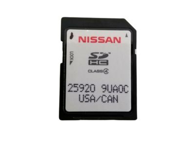 Nissan 25920-9UA0C Sd Card: Map