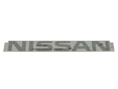 Nissan 73164-EA00A Decal Side Rail