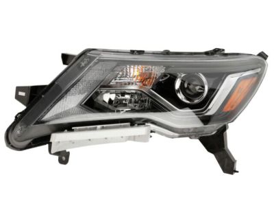 Headlight Set For 2008-2012 Nissan Pathfinder Left and Right With Bulb CAPA 2Pc 