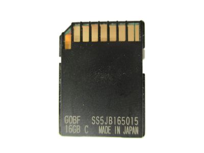 Nissan 25920-9UA0A Sd Card: Map