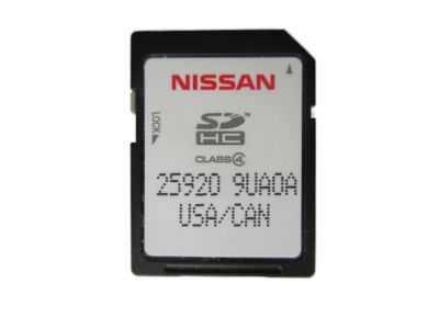 Nissan 25920-9UA0A Sd Card: Map