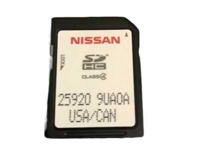 Nissan 25920-9UA0A Sd Card: Map