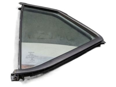 Nissan 82263-5RB0A Glass-Rear Door Corner,LH