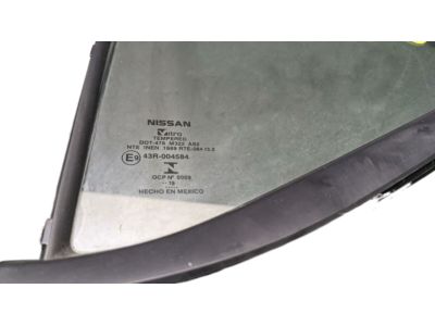 Nissan 82263-5RB0A Glass-Rear Door Corner,LH