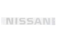 Nissan 93491-01G01 Rear Gate Caution Label
