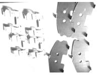 Nissan 41080-4Z325 Hardware Kit-Front Disc Brake Pad