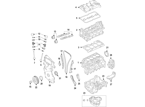 Nissan 10103-5NAAA ENGINE ASSY-SHORT