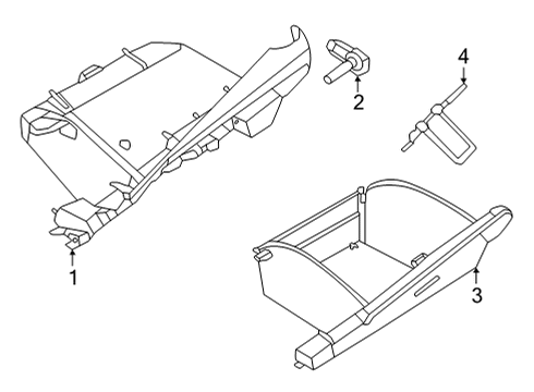 Cover-Glove Box Lid Diagram for 68520-5EE0A