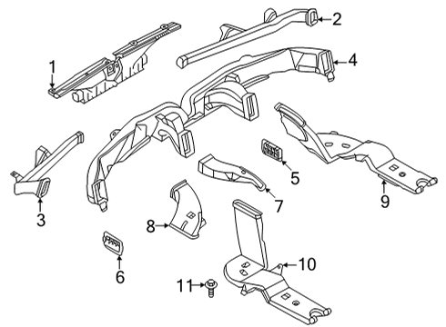 2022 Nissan Frontier Ducts Diagram