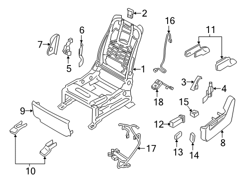 Control Assembly-Driving Position Diagram for 98800-5ZM1A