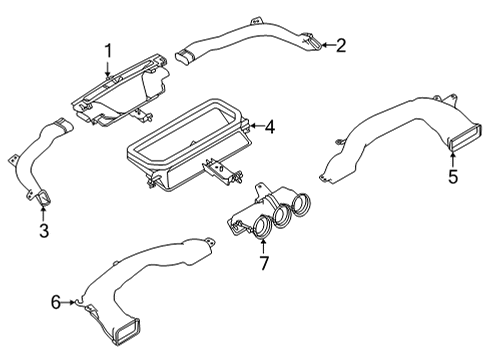 2022 Nissan Sentra Ducts Diagram