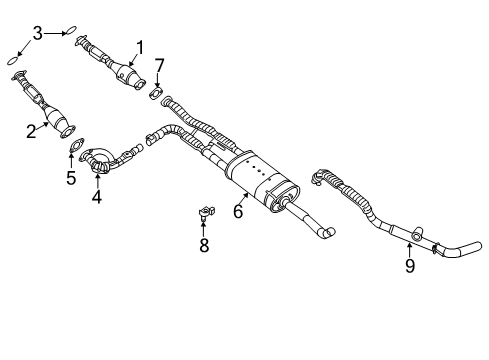 Phoenix Exhausts Catalytic Converter For 2013-2020 Nissan NV 2.0L - Front & Rear Set With Gaskets