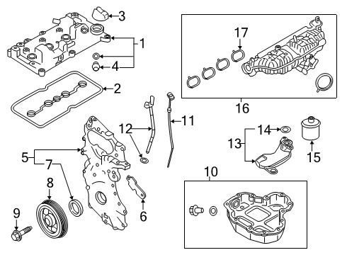 2022 Nissan Altima Engine Parts Diagram 1