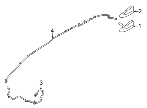 Feeder-Antenna Diagram for 28243-6RR0A