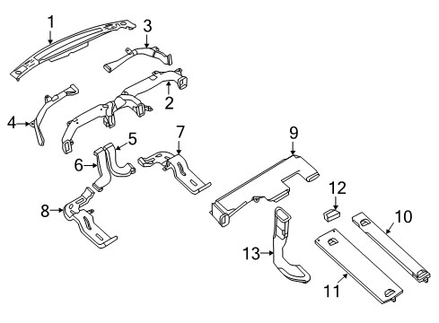2021 Nissan NV Ducts Diagram 2