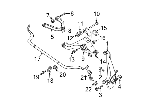 Suspension Components, Control Arm - 2020 Nissan Frontier