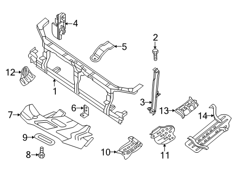 Air Duct-Intake Diagram for 21469-9BT0A