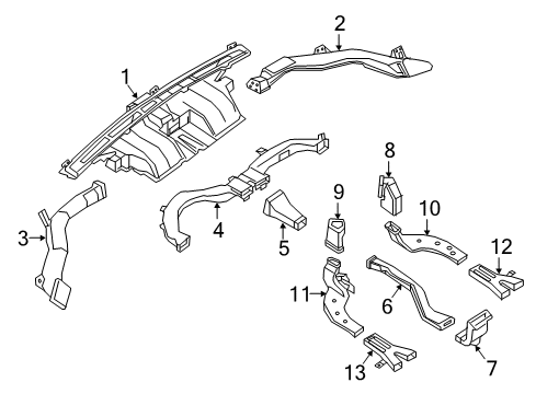 2021 Nissan Maxima Ducts Diagram