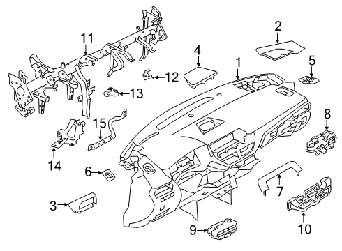 Grille Front Speaker Diagram for 28176-9HE1A
