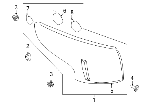 2020 Nissan Rogue Sport Tail Lamps Diagram