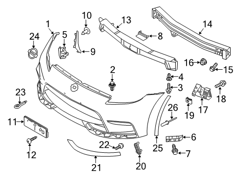 Front Bumper - 2020 Nissan 370Z