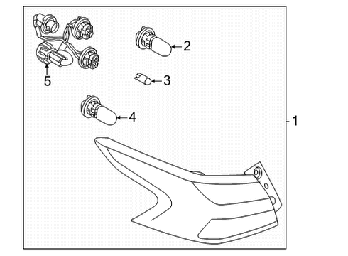 2022 Nissan Versa Tail Lamps Diagram