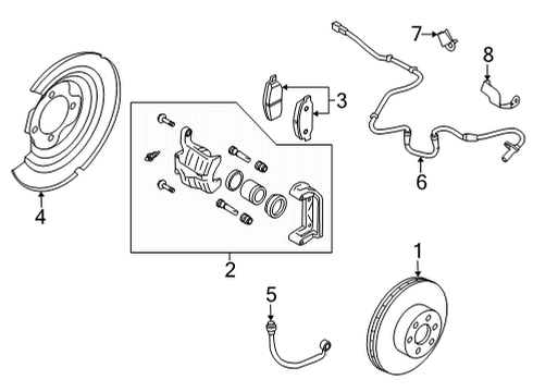 Baffle Plate Diagram for 44150-6LA0B