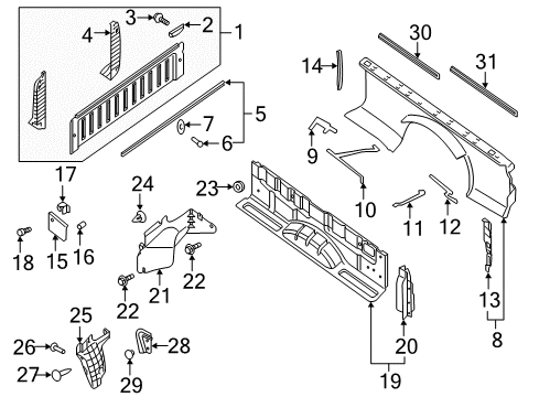 Panel Assy-Side Inner,RH Diagram for 93380-9FV1A