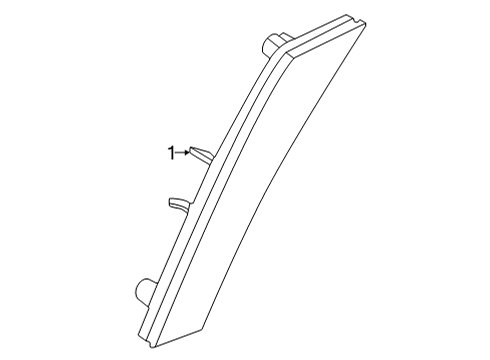 2022 Nissan Frontier Fender Lamp Reflector Diagram