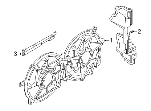 2020 Nissan Altima Cooling System, Radiator, Water Pump, Cooling Fan Diagram 2