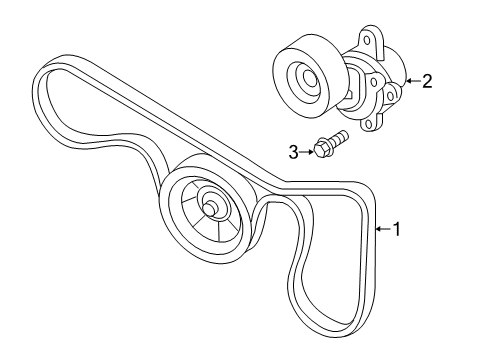 TENSIONER Assembly Auto Diagram for 11955-9DJ0A