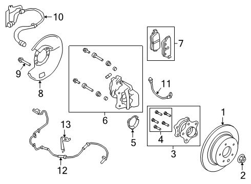 Pad Kit - Disc Brake Diagram for D1060-9HE0B