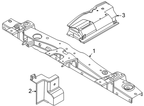 Support-Radiator Core,Upper Diagram for F2511-5EEMH