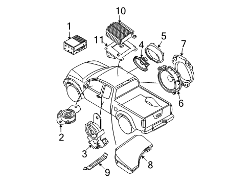 RECEVR Unit-Rad Diagram for 28021-9BS0D