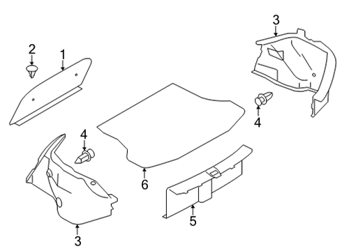 Carpet-Luggage Floor Diagram for 84902-5EE0A